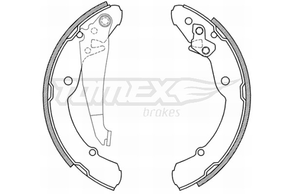 TOMEX Brakes Bremsbackensatz